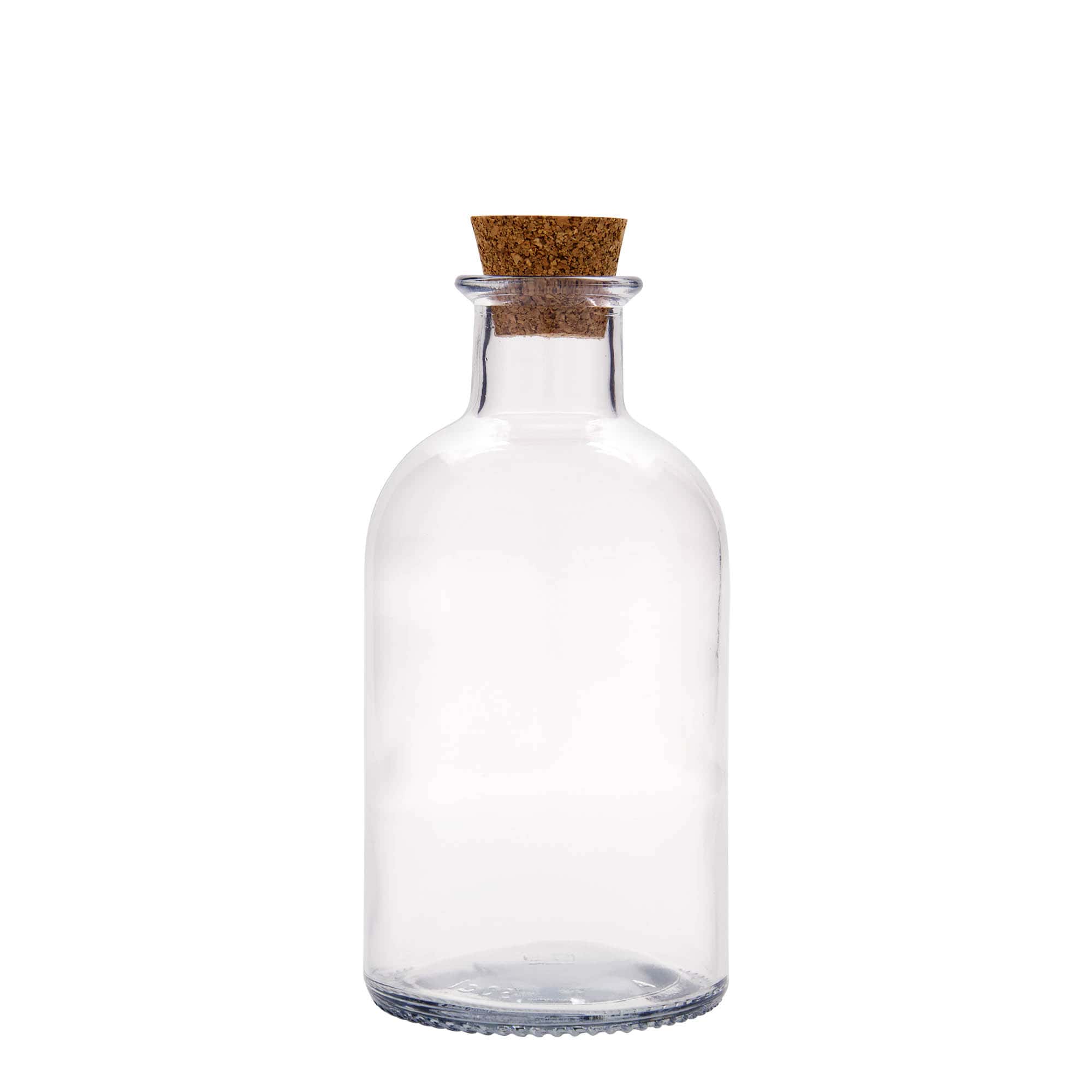 500 ml Glasflasche Apotheker 'Italia', Mündung: Kork