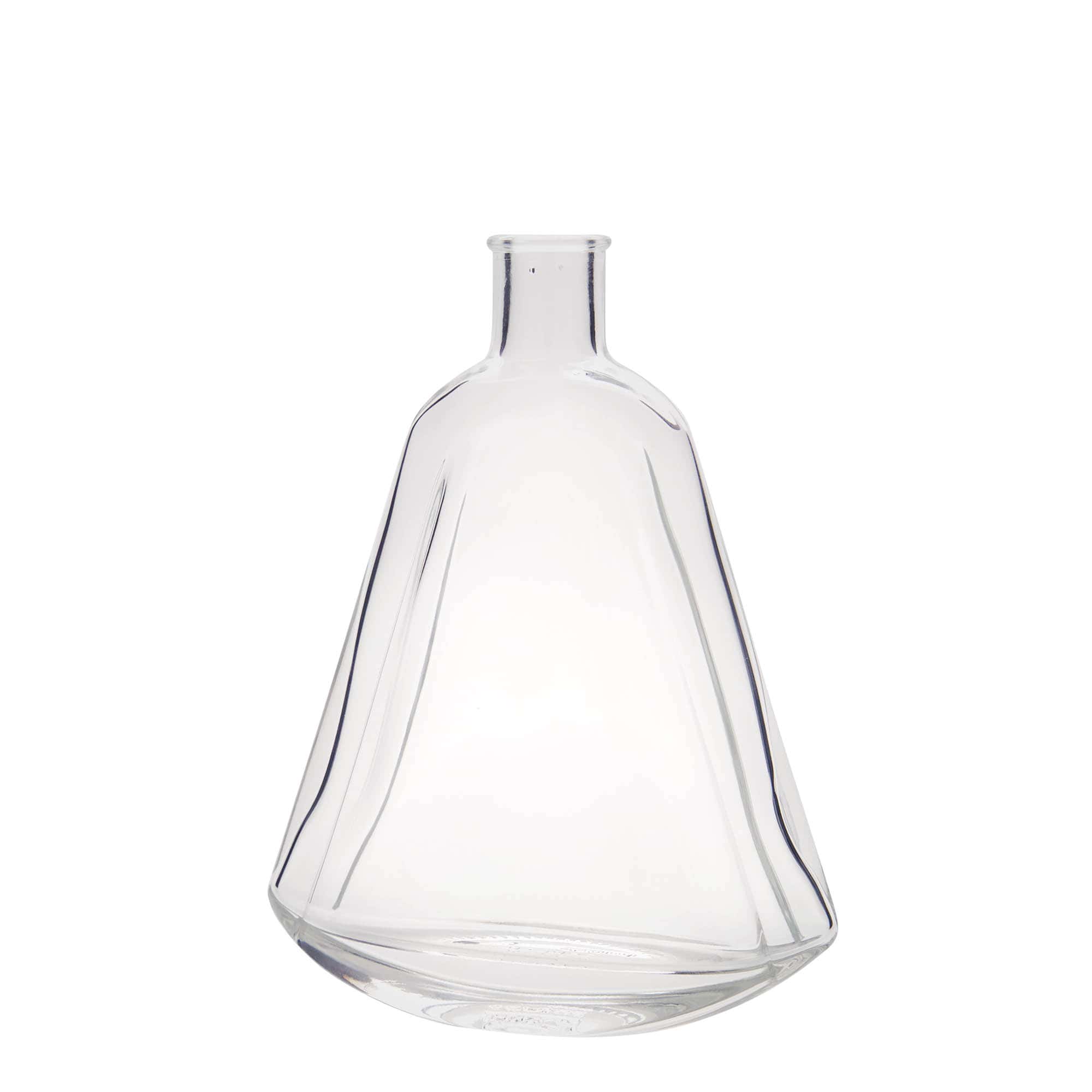 350 ml Glasflasche 'Maurizio', oval, Mündung: Kork