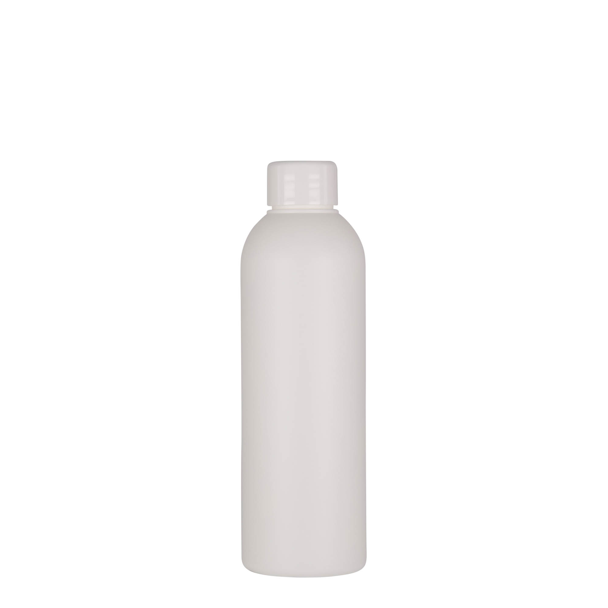 200 ml Kunststoffflasche 'Tuffy', HDPE, weiß, Mündung: GPI 24/410