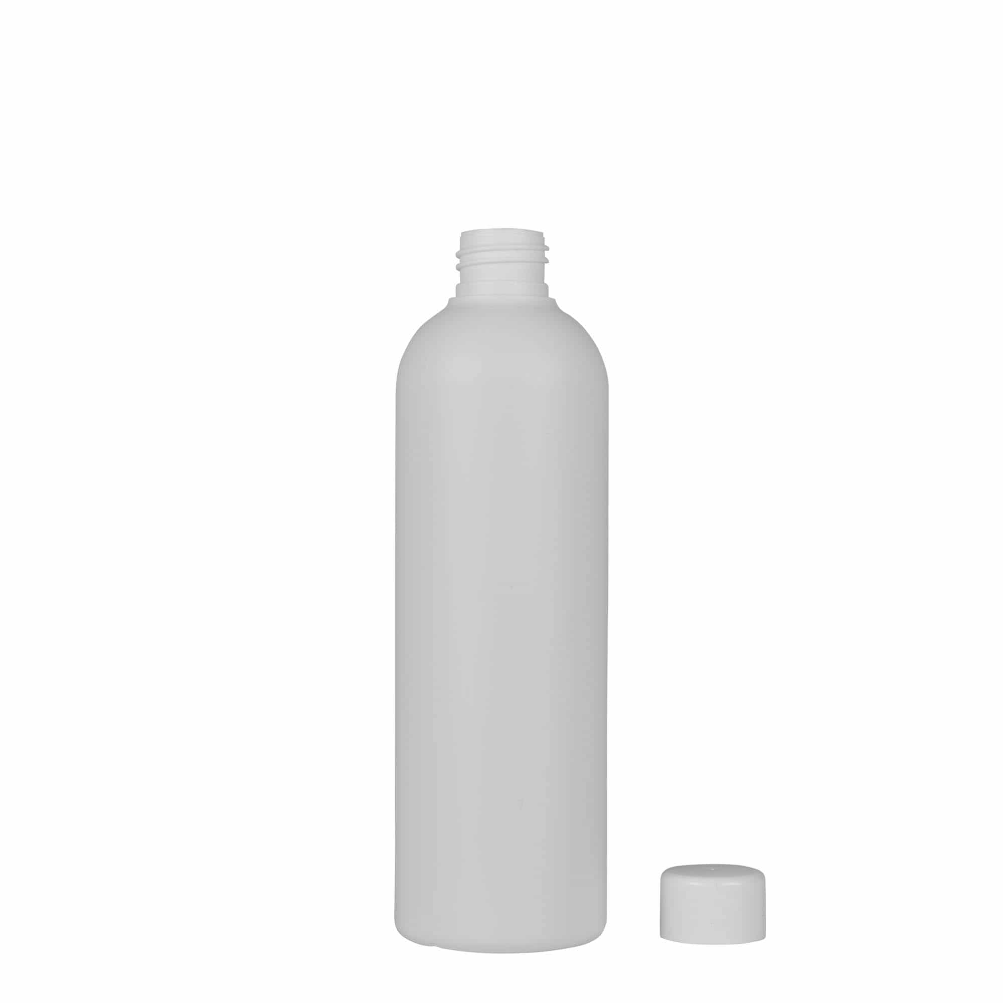 300 ml Kunststoffflasche 'Tuffy', HDPE, weiß, Mündung: GPI 24/410