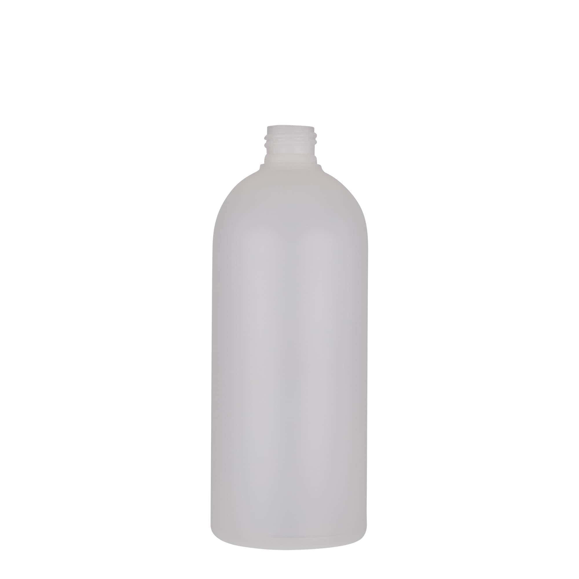 500 ml Kunststoffflasche 'Tuffy', HDPE, natur, Mündung: GPI 24/410