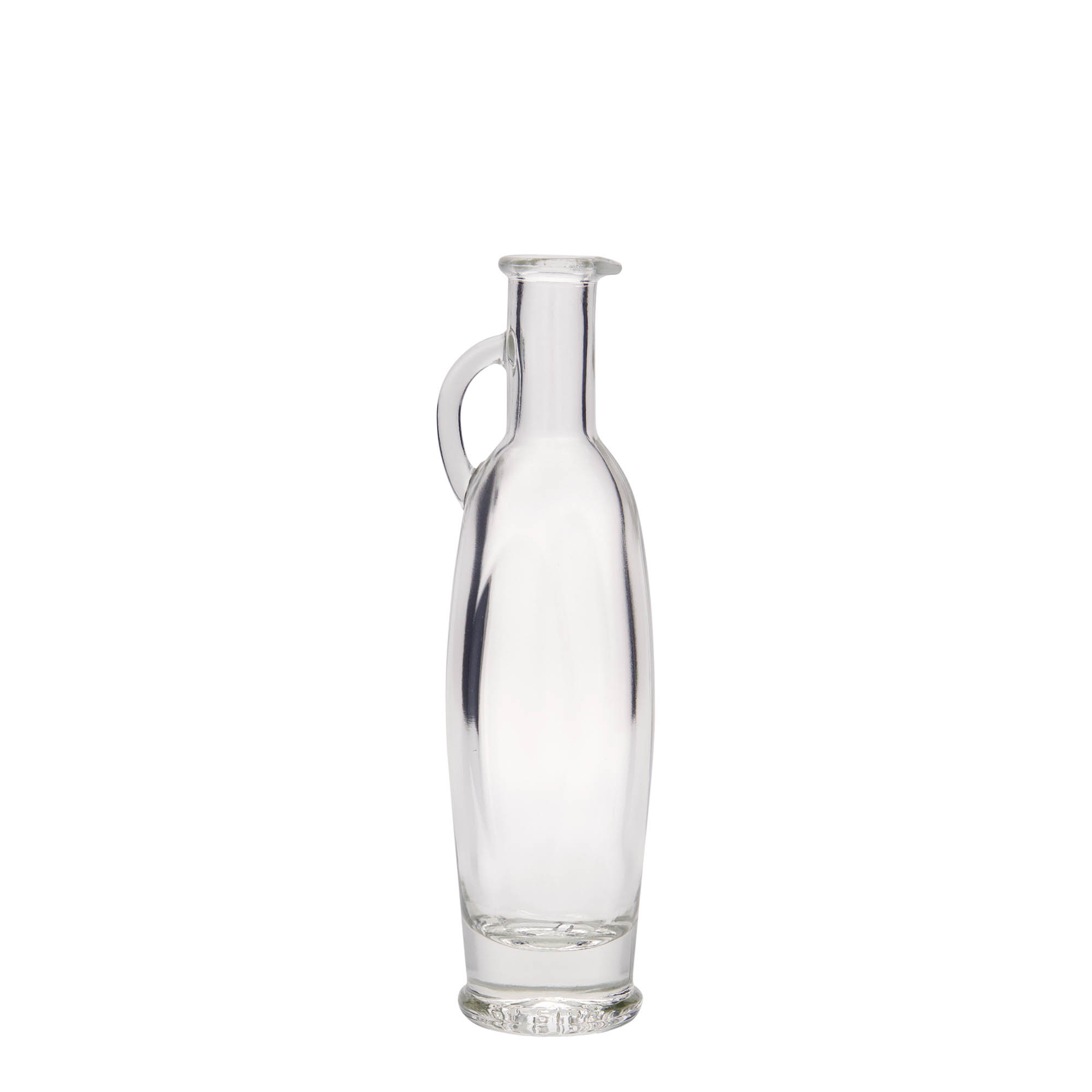 100 ml Glasflasche 'Eleganta', oval, Mündung: Kork