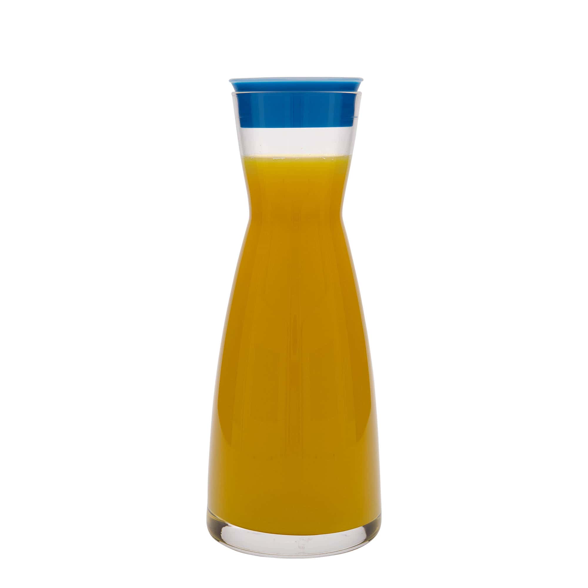 1.000 ml Karaffe 'Ypsilon', Glas, blau