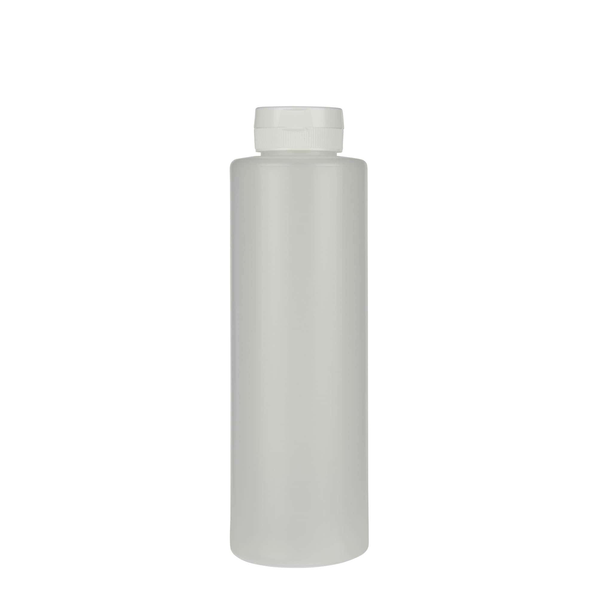 500 ml Soßenflasche, LDPE-Kunststoff, natur, Mündung: GPI 38/400