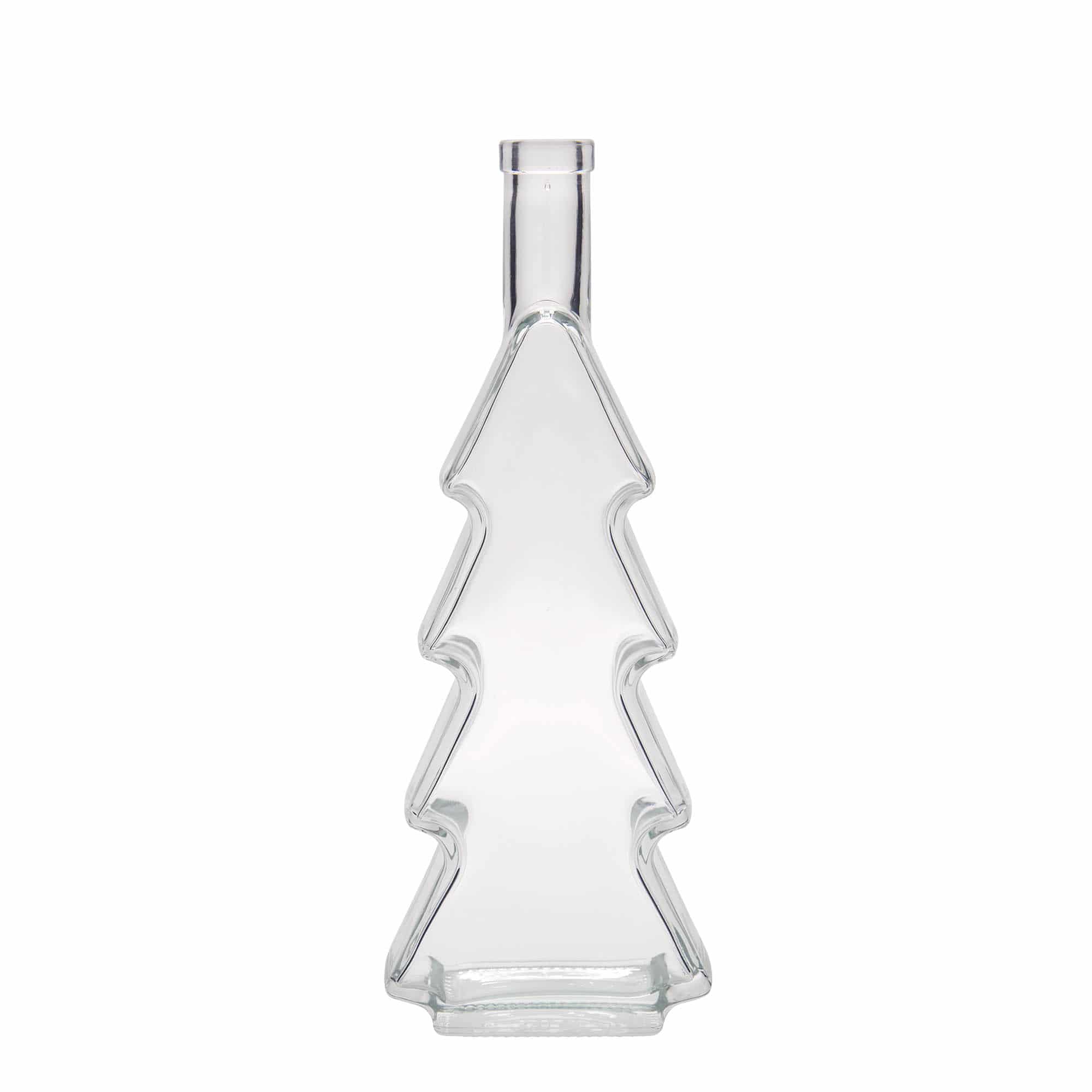 500 ml Glasflasche 'Tannenbaum', Mündung: Kork