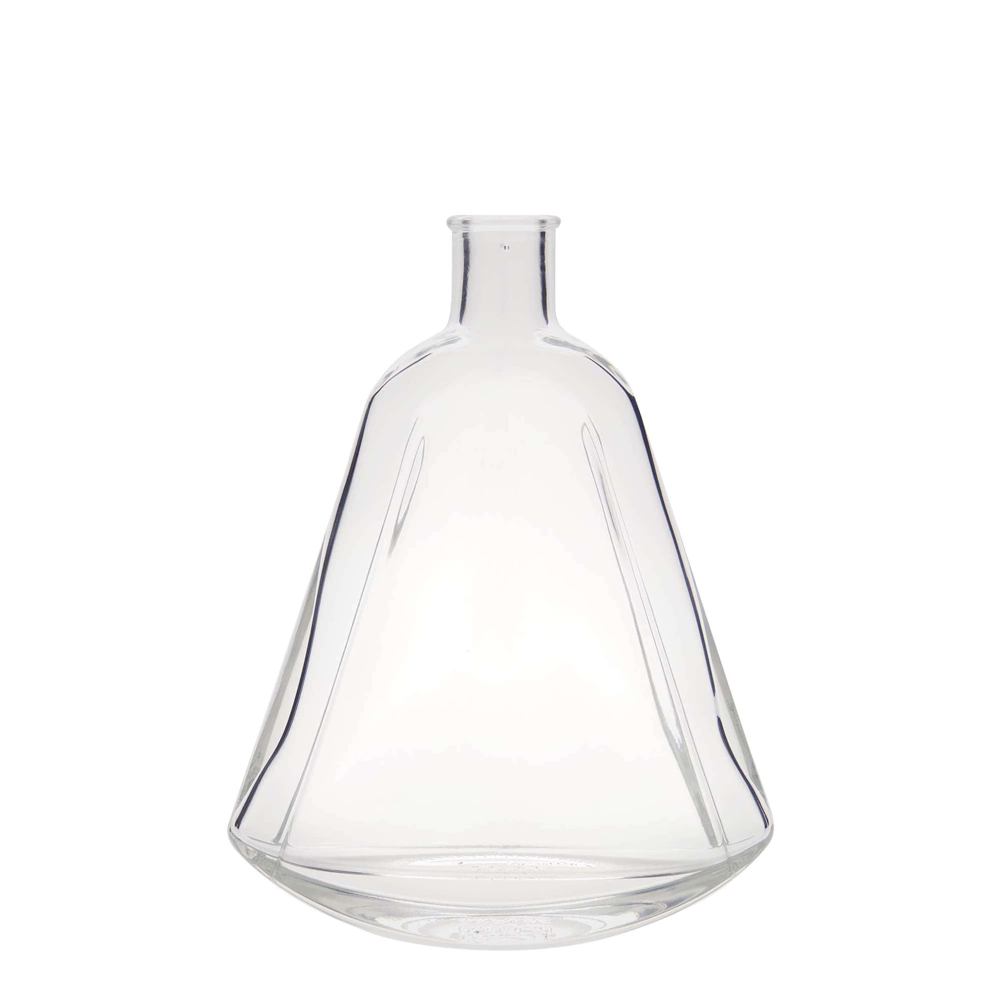 350 ml Glasflasche 'Maurizio', oval, Mündung: Kork