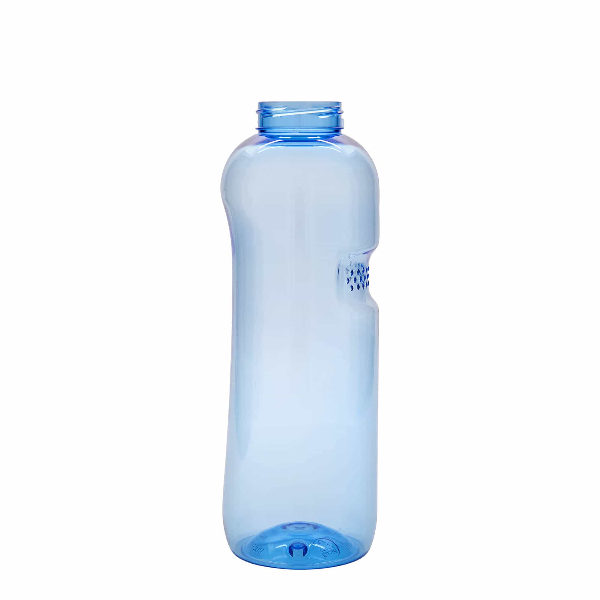 1.000 ml PET-Trinkflasche 'Kavodrink', Kunststoff, blau