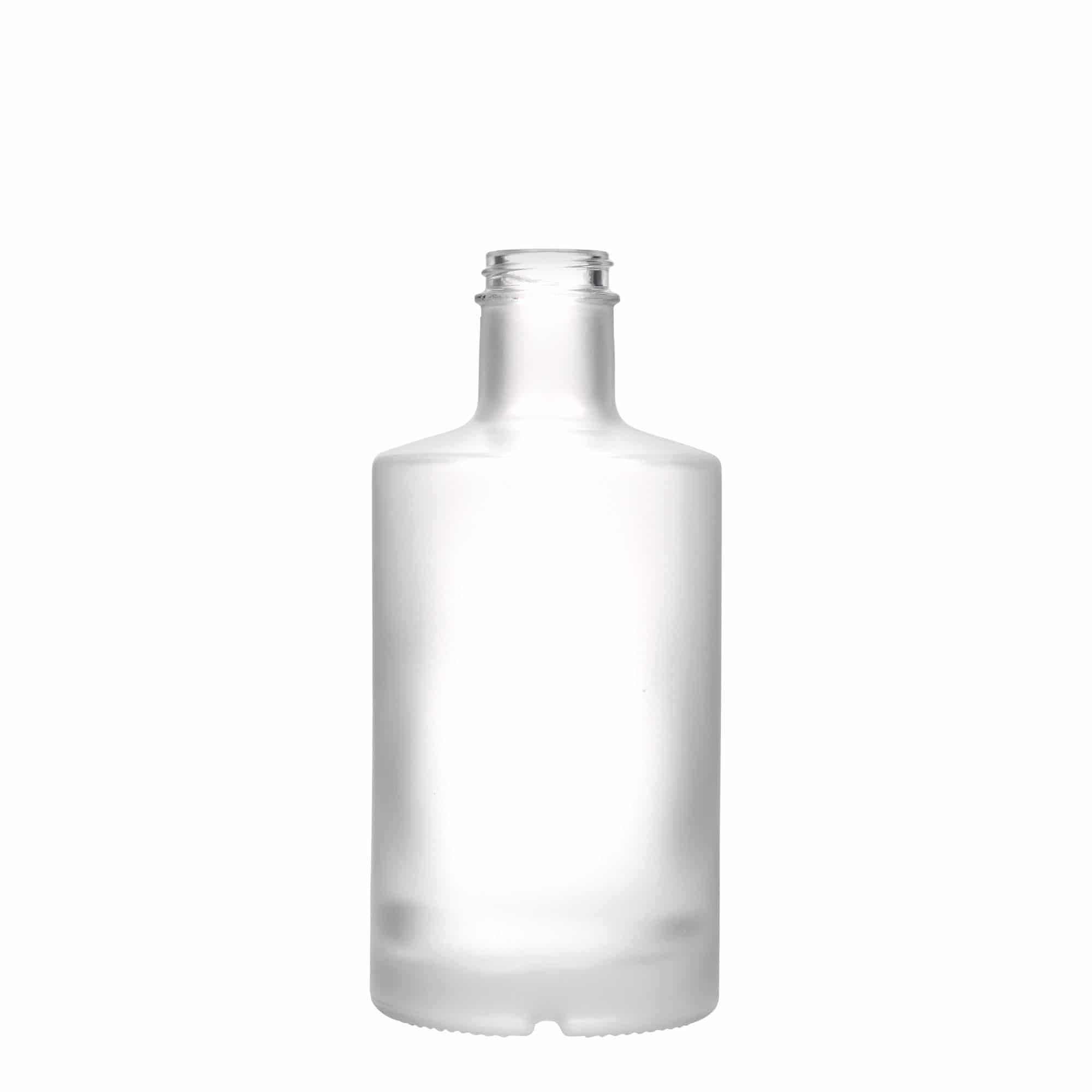 500 ml Glasflasche 'Caroline', geeist, Mündung: GPI 33