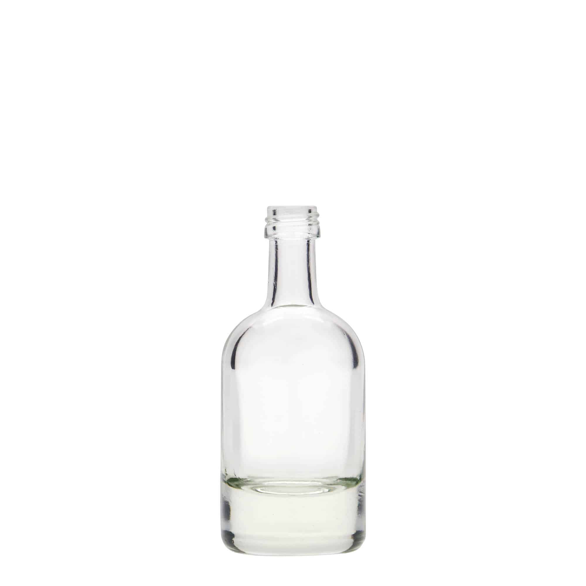 50 ml Glasflasche 'Linea Uno', Mündung: PP 18