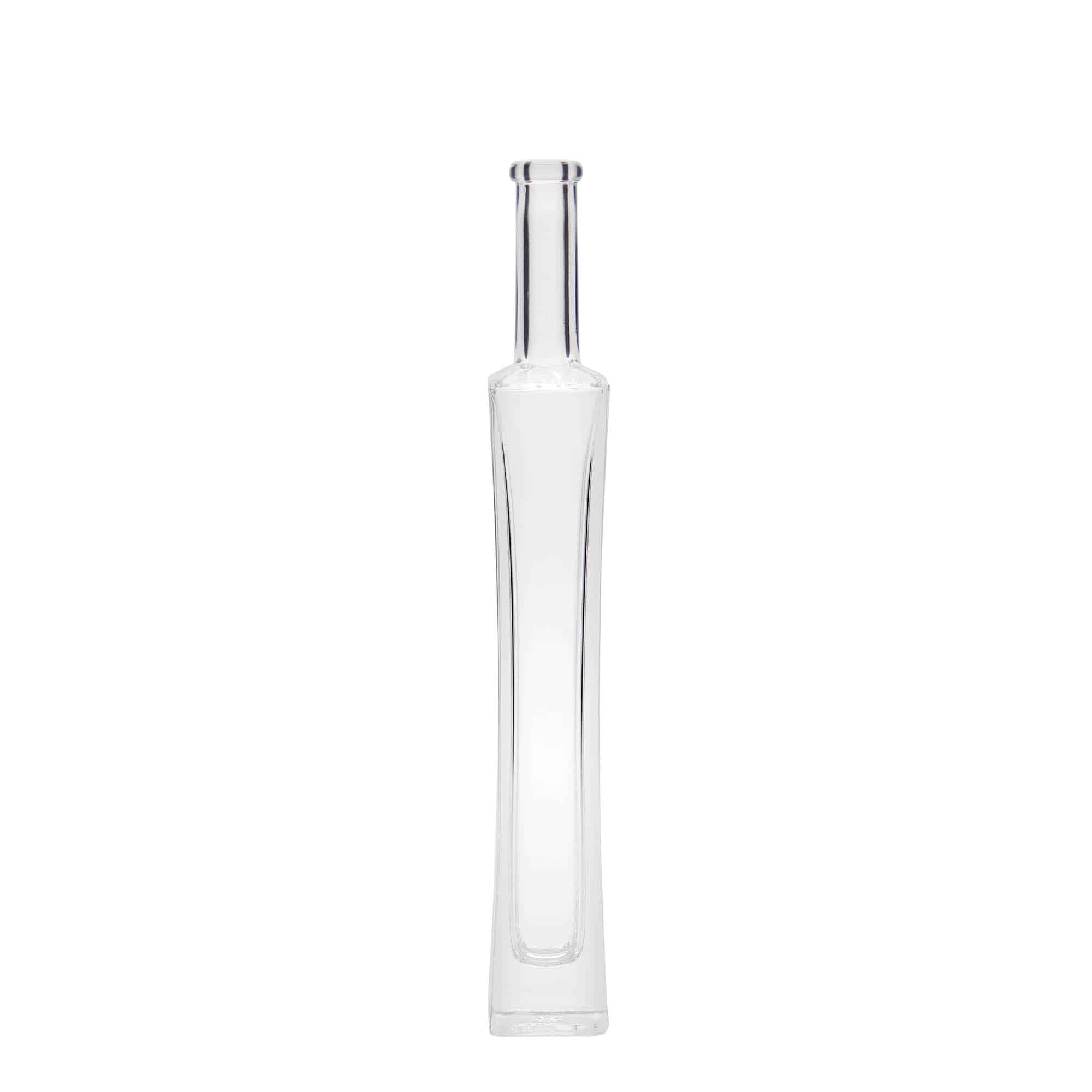 100 ml Glasflasche 'Koko', quadratisch, Mündung: Kork