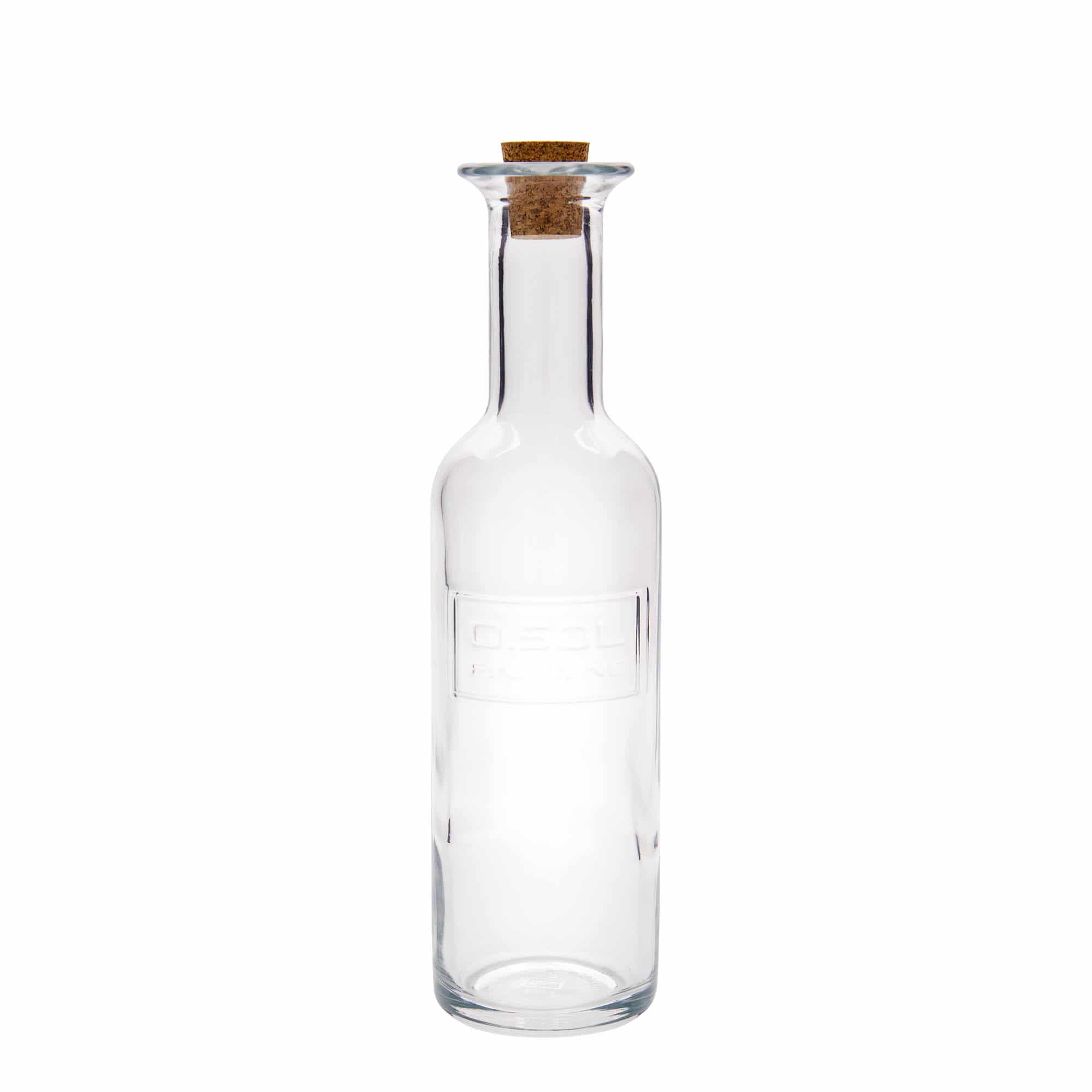 500 ml Glasflasche 'Optima Fine Wine', Mündung: Kork