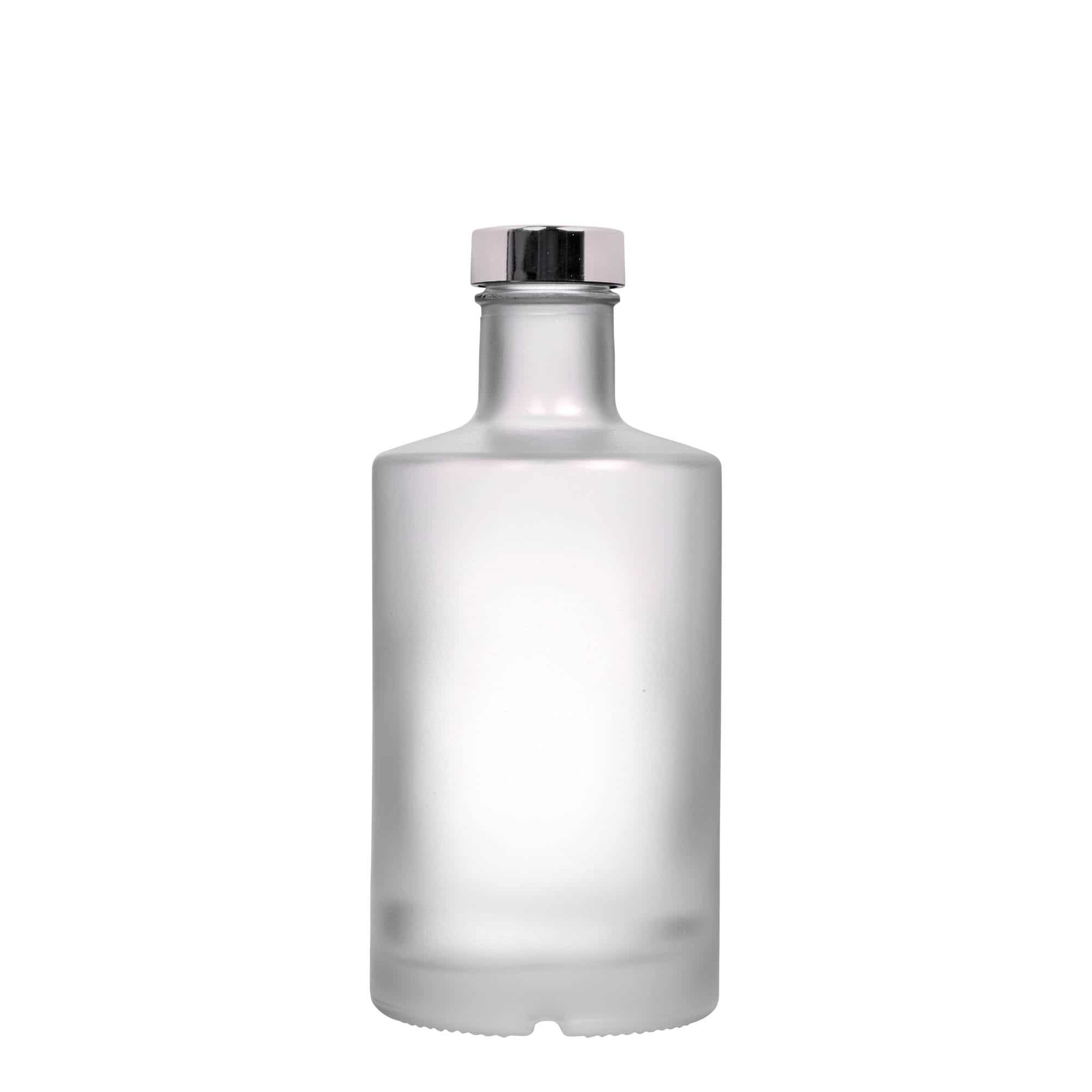 500 ml Glasflasche 'Caroline', geeist, Mündung: GPI 33