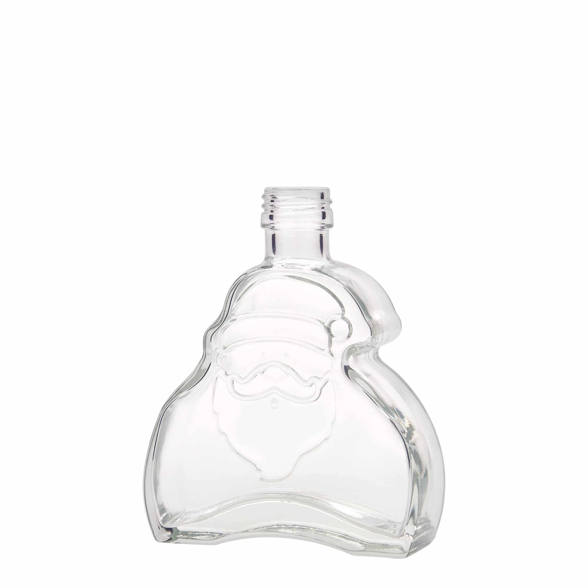 200 ml Glasflasche 'Santa Claus', Mündung: PP 28