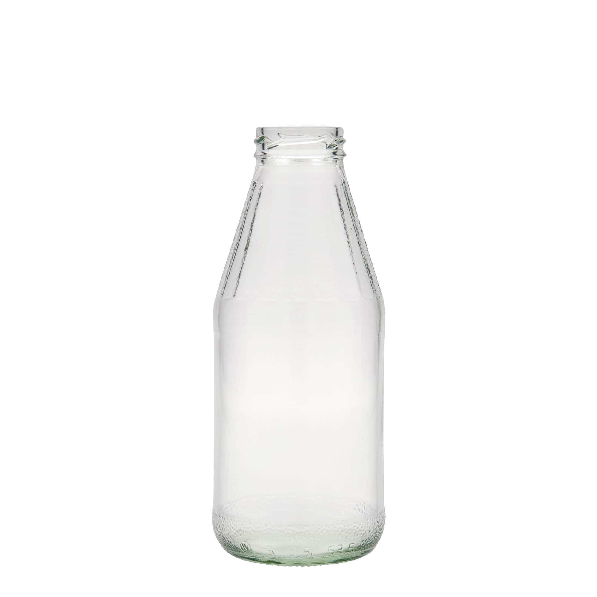 500 ml Weithalsuniversalflasche, Glas, Mündung: Twist-Off (TO 43)