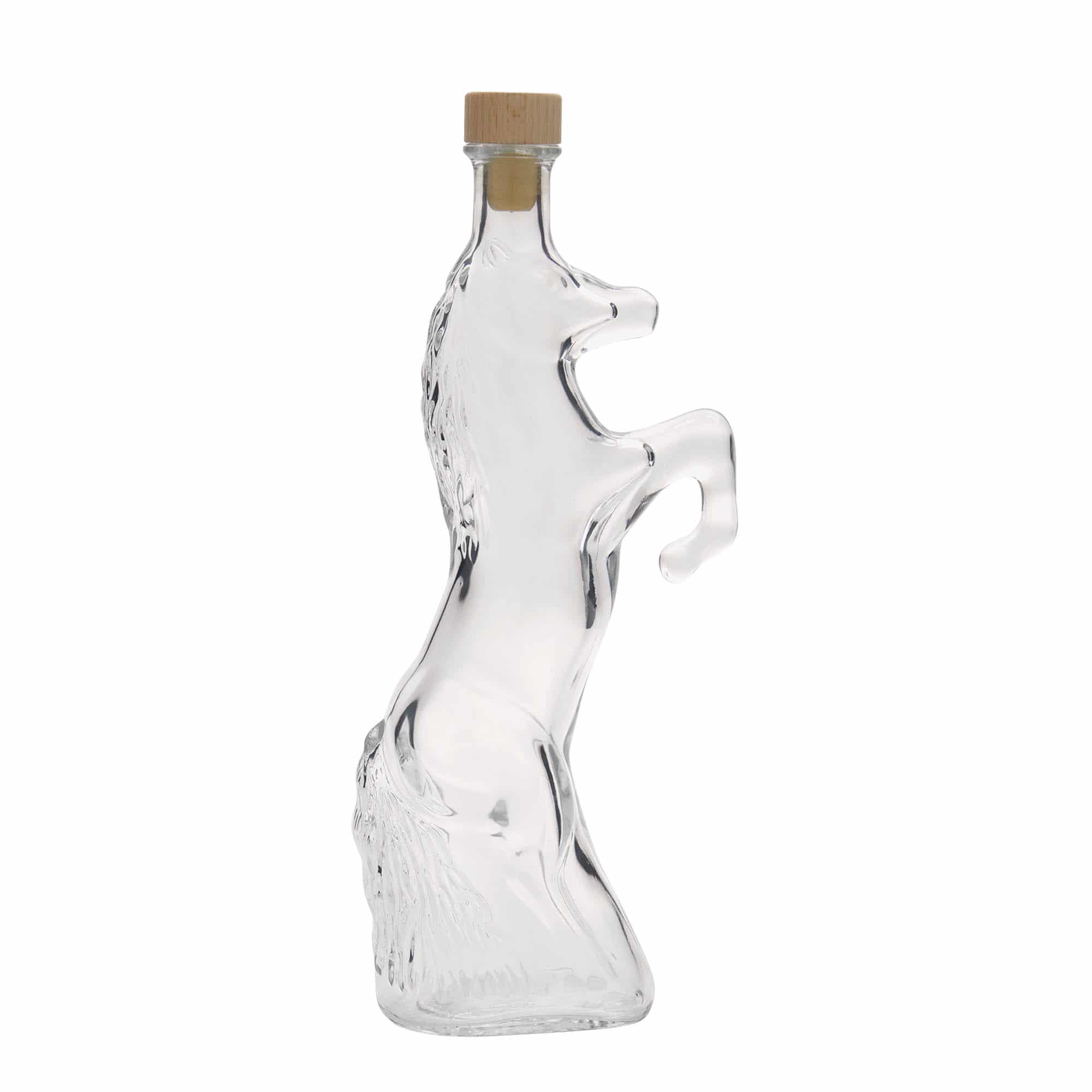 350 ml Glasflasche 'Wild Horse', Mündung: Kork